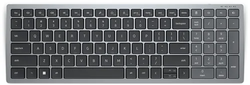 DELL KB740 Tastatur kabellos 2.4 GHz QWERTZ Titan Gray