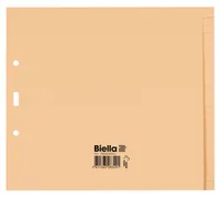 BIELLA Kartonregister A4 19542400U gelb 24-teilig