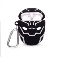 ThumbsUp! PowerSquad AirPods Case Black Panther 3D-Silikon