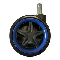 LC-Power Rollen LC-CASTERS-DRIFT 5er Set Blau - Detailfarbe: Blau
