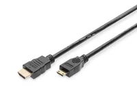 Digitus AK-330106-030-S câble HDMI 3 m HDMI Type C (Mini) HDMI Type A (Standard) Noir