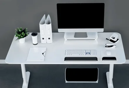 Leitz Handgelenkauflage WOW Schwarz - Eingabegeräte: Tastatur
