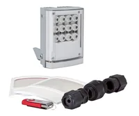 RayTec Weisslicht Strahler VAR2-IPPOE-W4-1 - Lichtart: Weisslicht - Max. Leuchtweite IR: 0 m - Max. Leuchtweite Weisslicht: 110 m - Abstrahlwinkel horizontal: 80x30 ° (optional) ° - 35x10 ° (Standard vormontiert) ° - 10x10 ° - 60x25 ° - 120x50 ° (optional