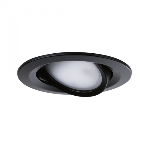 Paulmann Einbauspot Nova Coin Set, 3 x 6 W, 2700 K, Schwarz - Leuchten Kategorie: Spot - Betriebsart: Netzbetrieb - Lampensockel: LED fest verbaut - Farbtemperatur Kelvin: 2700 K - Gesamtleistung: 18 W - Farbwiedergabeindex CRI: 80