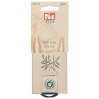 Prym 1530 Rundstricknadel BAMBUS 8.00 mm, 40 cm - Material: Bambus - Produkttyp: Rundsticknadel