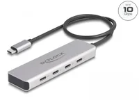 Delock Dockingstation USB 3.1 Typ-C 64231 - Ladefunktion: Nein - Dockinganschluss: USB-C - Kompatible Hersteller: Universal - Vesa-Bohrung vorhanden: Nein