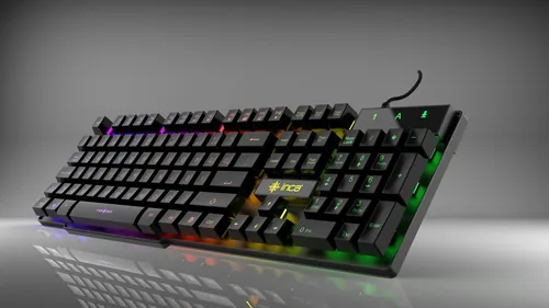 INCA Gaming Tastatur RGBMechanischUSB 1.50m schwarz retail
