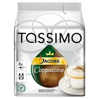 TASSIMO Kaffeekapseln T DISC Jacobs Cappuccino 8 Portionen - Entkoffeiniert: Nein - Produktionsland: Deutschland - Packungsgrösse: 8 Stück - Geschmacksrichtung: Keine - Getränkeart: Cappuccino - Kaffeeart: Tassimo