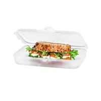 Rotho Lunchbox Fun 750 ml, Transparent - Materialtyp: Kunststoff - Unterteilungsmöglichkeit: Nein - Material: Polypropylen (PP) - Set: Nein - Motiv: Ohne Motiv - Anwender: Erwachsene