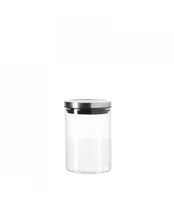 LEONARDO Vorratsglas Comodo 0.5 l, Transparent - Produkttyp: Vorratsglas - Materialtyp: Glas - Set: Nein - Volumen: 0.5 l - Stapelbar: Ja - Verschlusstyp: Deckel