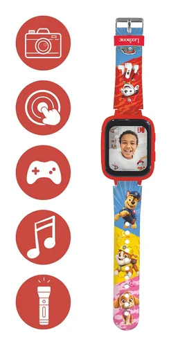Lexibook Paw Patrol Camera Watch - Sprache: Multilingual - Altersempfehlung ab: 4 Jahren - Speicherkapazität: 8 GB - Detailfarbe: Rot