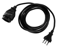 FURBER.power Verlängerungskabel T13-T12 3 m, 2 Stück - Anzahl Leiter: 3 - Detailfarbe: Schwarz - Kinderschutz: Ja - Steckereigenschaften: Angespritzt - Steckertyp Ausgang: T13 - Leiterquerschnitt: 1 mm²