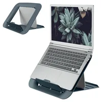 Leitz Workplace Ergo Cosy Höhenverstellbarer Laptopständer - Detailfarbe: Grau - Bildschirmdiagonale in Zoll: 13