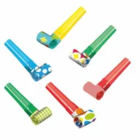Papstar Partypfeife 6 Stück - Assortiert: Ja - Packungsgrösse: 6 Stück - Produkttyp: Partypfeife - Motto: Universal - Detailfarbe: Mehrfarbig - Material: Kunststoff - Papier