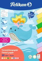 PELIKAN Tonzeichenpapier 101592 Summer 23x33 cm, 120 g/m2