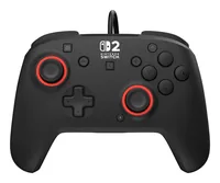 Turtle Beach Rematch Wired Controller TBC-8005-05 NSW 2 - Verbindungsmöglichkeiten: 3.5 mm Klinke - Kabelgebunden - USB Typ-C - Plattform: Nintendo Switch - Nintendo Switch 2 - Nintendo Switch OLED-Modell - Controller Typ: Gamepad - Detailfarbe: Schwarz