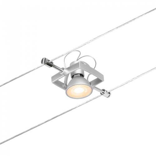 Paulmann CorDuo Seilsystem Mac II Basisset GU5.3 max. 5 x 10 W - Lampensockel: GU5.3 - Smart Home: Ja - Lichtfarbe: Warmweiss - Lichtstärke: 0 lm - Dimmbar: nicht dimmbar - Anzahl Lampen: 5