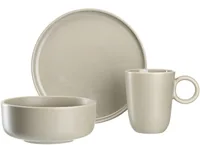 Leonardo Speise-Service Roma 6-teilig, Beige - Material: Keramik - Teller Typ: Speise-Service - Detailfarbe: Beige - Verpackungseinheit: 1 Stück - Form: Rund