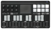 Korg Controller nanoKEY Studio – 25 Tasten - Motorisierte Fader: Nein - Optimiert für: Universal - Detailfarbe: Schwarz