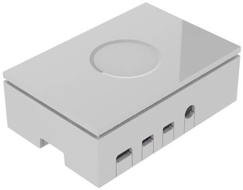 Raspberry Pi Gehäuse für Raspberry Pi 4 Model B Weiss - Set: Nein - Zubehörtyp: Gehäuse