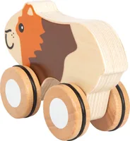 small foot Nachziehspielzeug Nachziehtier Meerschweinchen - Altersempfehlung ab: 12 Monaten - Material: Gummi - Holz - Eigenschaften: Keine Eigenschaft - Zertifikate: Keine Zertifizierung - Detailfarbe: Orange - Braun
