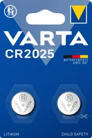 VARTA Knopfzelle 6025101402 CR2025, 2 Stück