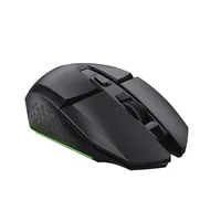 Trust Gaming-Maus GXT110 Felox Schwarz - Maus Features: Umschaltbare DPI-Auflösung - Daumentaste - Beleuchtung - Scrollrad - Bedienungsseite: Universal - Detailfarbe: Schwarz - Gewicht: 92 g - Verbindungsart: Kabellos - Schnittstelle: USB-A