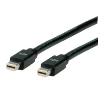 ROLINE DisplayPort Kabel Mini DP ST - Mini DP ST schwarz 2m