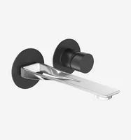 Webert Concealed washbasin Black, Stainless steel