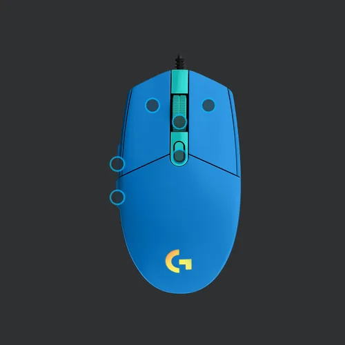 Logitech Gaming Mouse G203 LIGHTSYNC - Maus - optisch