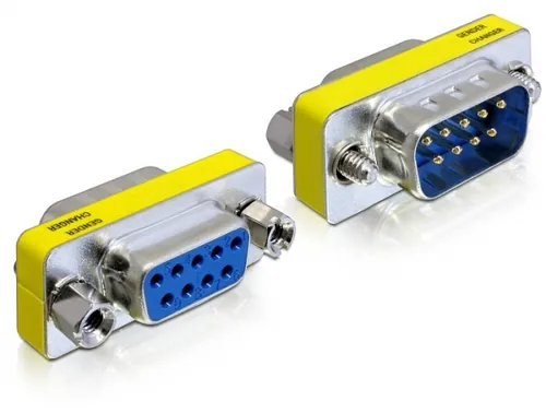 Delock Portschutzadapter DB9 RS-232 m - f - Kabeltyp: Adapter - Datenanschluss Seite A: RS-232 DB9 Stecker - Übertragungsart: Seriell - Datenanschluss Seite B: RS-232 DB9 Buchse - Winkelstecker: Nein