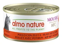 Almo Nature Nassfutter HFC Mousse Huhn mit Kürbis 70 g - Tierbedürfnis: Kein besonderes Bedürfnis - Lebensphase: Adult (1-7 Jahre) - Produkttyp: Ergänzungsfutter - Packungsgrösse: 70 g - Fleischsorte: Huhn - Tierart: Katze