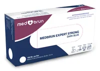MedBrun Nitril Expert Strong XL, Dunkelblau, 100 Stk - Grösse: XL - Produktkategorie: Medizinprodukt - Detailfarbe: Blau - Packungsgrösse: 50 Paar