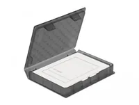 Delock Schutzgehäuse für 2.5? HDD / SSD grau - Zubehörtyp: Aufbewahrung