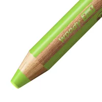 STABILO Farbstifte Woody 3 in 1 Hellgrün - Verpackungseinheit: 1 Stück - Set: Nein - Detailfarbe: Hellgrün - Eigenschaft-Stift: Wasservermalbar - Deckend - Farbstifte & Wachsmalstifte-Art: Farbstifte - Anwender: Kreativbedarf