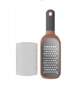 BergHOFF Leo 3950202 manual grater/spiralizer Flat grater Brown, Stainless steel
