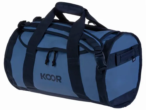 KOOR Duffle Bag Sooma 30 l, Blau - Breite: 30.5 cm - Höhe: 40 cm - Tiefe: 50 cm - Volumen: 30 l - Farbe: Blau - Material: Recycled PET