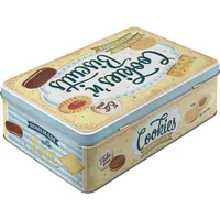 Nostalgic Art Vorratsdose Cookies 'n' Biscuits 3 l, Mehrfarbig - Produkttyp: Vorratsdose - Materialtyp: Metall - Set: Nein - Volumen: 3 l - Stapelbar: Nein - Verschlusstyp: Deckel