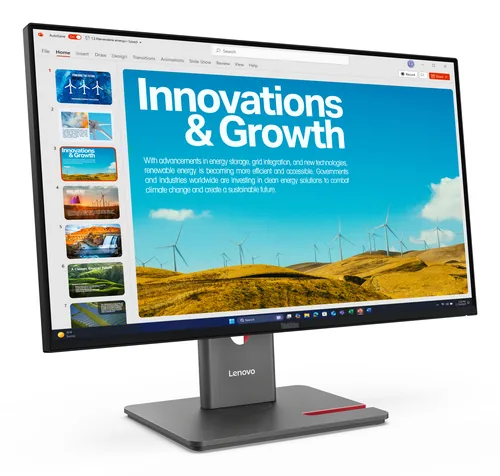 Lenovo ThinkVision P24QD-40 écran plat de PC 60,5 cm (23.8") 2560 x 1440 pixels Quad HD LCD Noir