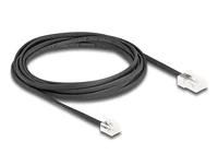 DELOCK Telefonkabel RJ45 Stecker zu RJ11 Stecker schw. 3m