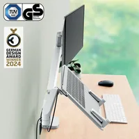 Leitz 65380085 monitor mount / stand 81.3 cm (32") Desk Grey