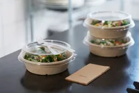 BioPak 188061 disposable lid Recycled polyethylene terephthalate (rPET) Transparent