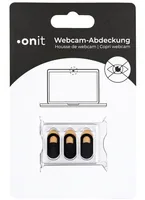 ONIT F01356 webcam accessory Privacy protection cover Black Plastic