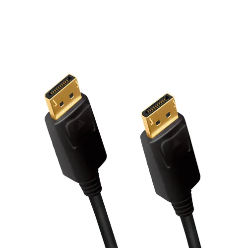 Logilink DisplayPort-Kabel,DPM zu DPM,4K60Hz,CCS,Black 1m