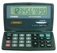 CASIO Taschenrechner SL-210TE 10-stellig, Solar/Batterie