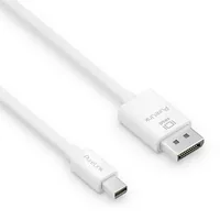 PureLink iSeries Kabel Mini-DisplayPort - DisplayPort, 2 m - Kabeltyp: Anschlusskabel - Videoanschluss Seite A: Mini-DisplayPort - Videoanschluss Seite B: DisplayPort - Detailfarbe: Weiss - HDMI Standard: Keine Angabe - Display Port Standard: 1.1