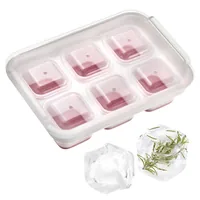Westmark Eiswürfelbereiter mit Deckel Cube Rot - Produkttyp: Eiswürfelform - Eiswürfelform: Eckig - Materialtyp: Kunststoff - Material: Kunststoff - Detailfarbe: Rot - Anzahl Eiswürfel: 6