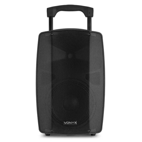 Vonyx Musik-System VSP200 Schwarz - Verbindungsmöglichkeiten: 6.3 mm Klinke - Bluetooth - XLR - SD - 3.5 mm Klinke - USB - Widerstandsfähigkeit: Keine Angabe - Stromversorgung: Batteriebetrieb - Netzbetrieb - Detailfarbe: Schwarz - Gewicht: 14.1 g - 14100