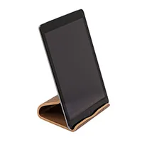 TERRATEC Tabletständer Holzeins braun Echtholz