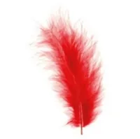 GLOREX Marabou Red